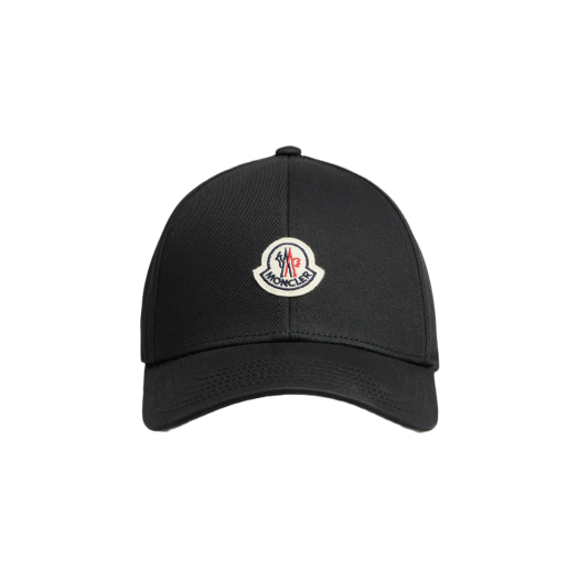W) 몽클레르 로고 베이스볼 캡 블랙 - 22SS | Moncler | KREAM