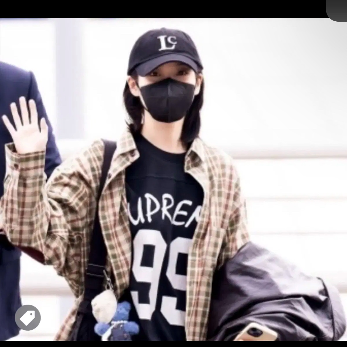 Supreme 99 LS Football Top Black - 24SS 착용 스타일 - 2