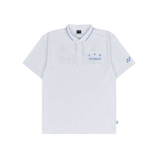 【IAB STUDIO】Cropped Pique Shirt Blue - 23FW 아이앱 스튜디오 크롭 피케 셔츠 블랙 - 더현대 서울 한정 | IAB