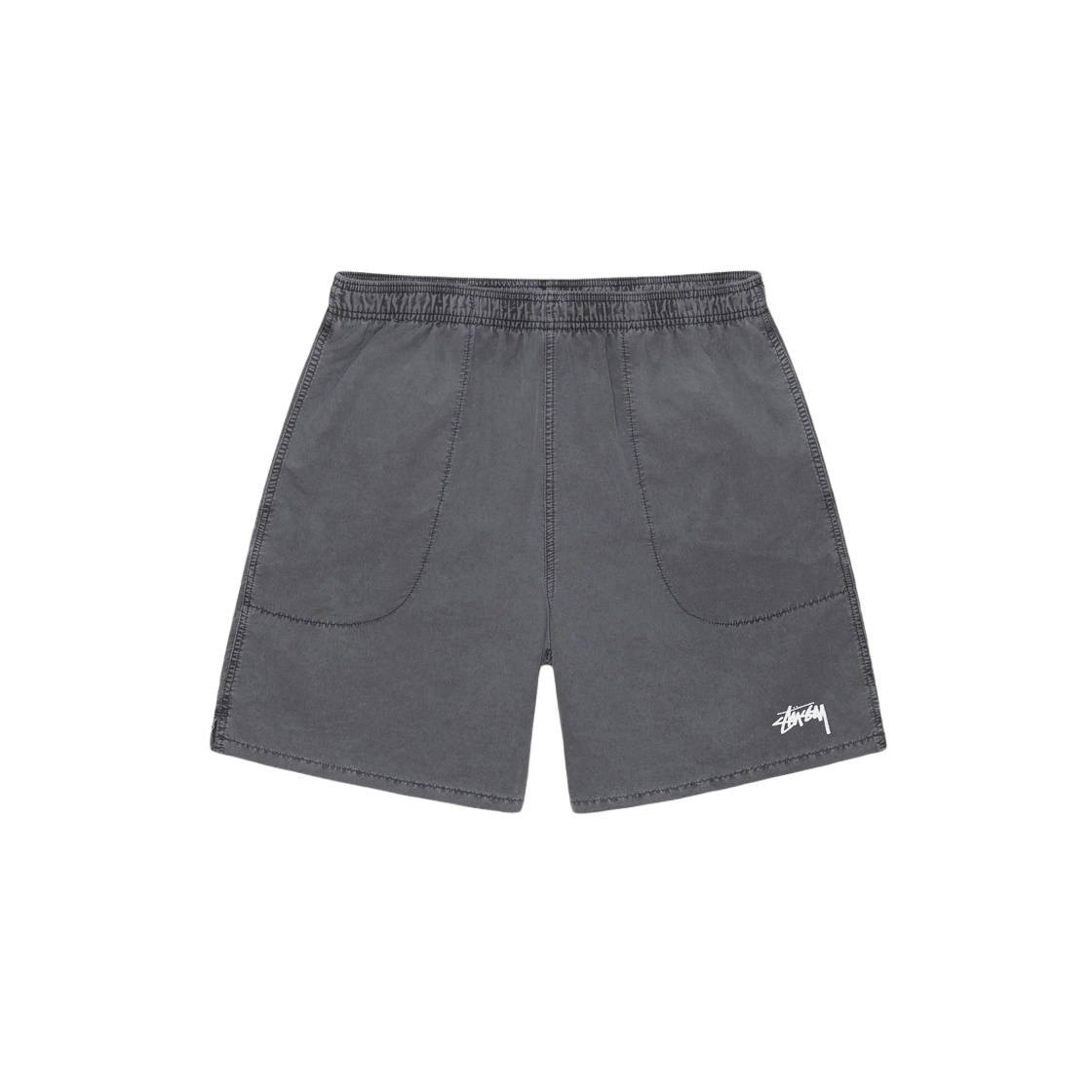 ★関税込★STUSSY★WATER SHORT PIGMENT STOCK★CHARCOAL 스투시 스탁 워터 피그먼트 쇼츠 차콜 | Stussy | KREAM