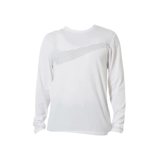 Nike Dri-Fit Flash Long Sleeve T-Shirt White - Asia