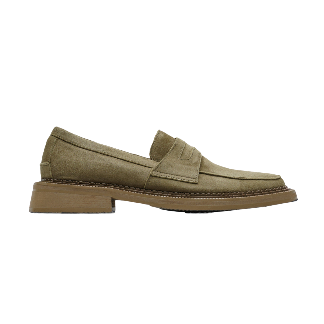 STU24S0000DUBE STU Suede Loafer Beige