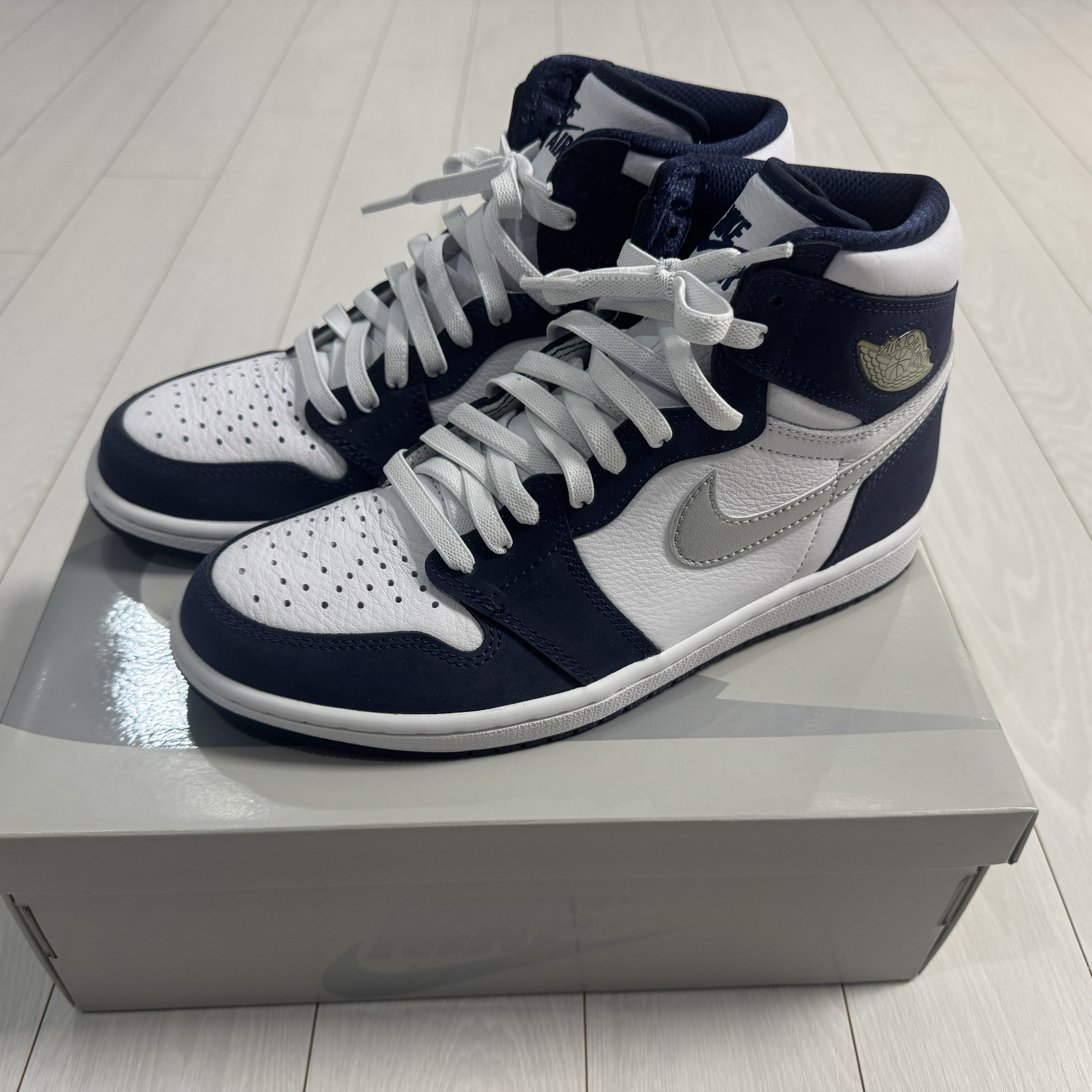 Jordan 1 Retro High OG CO.JP Midnight Navy 착용 스타일
