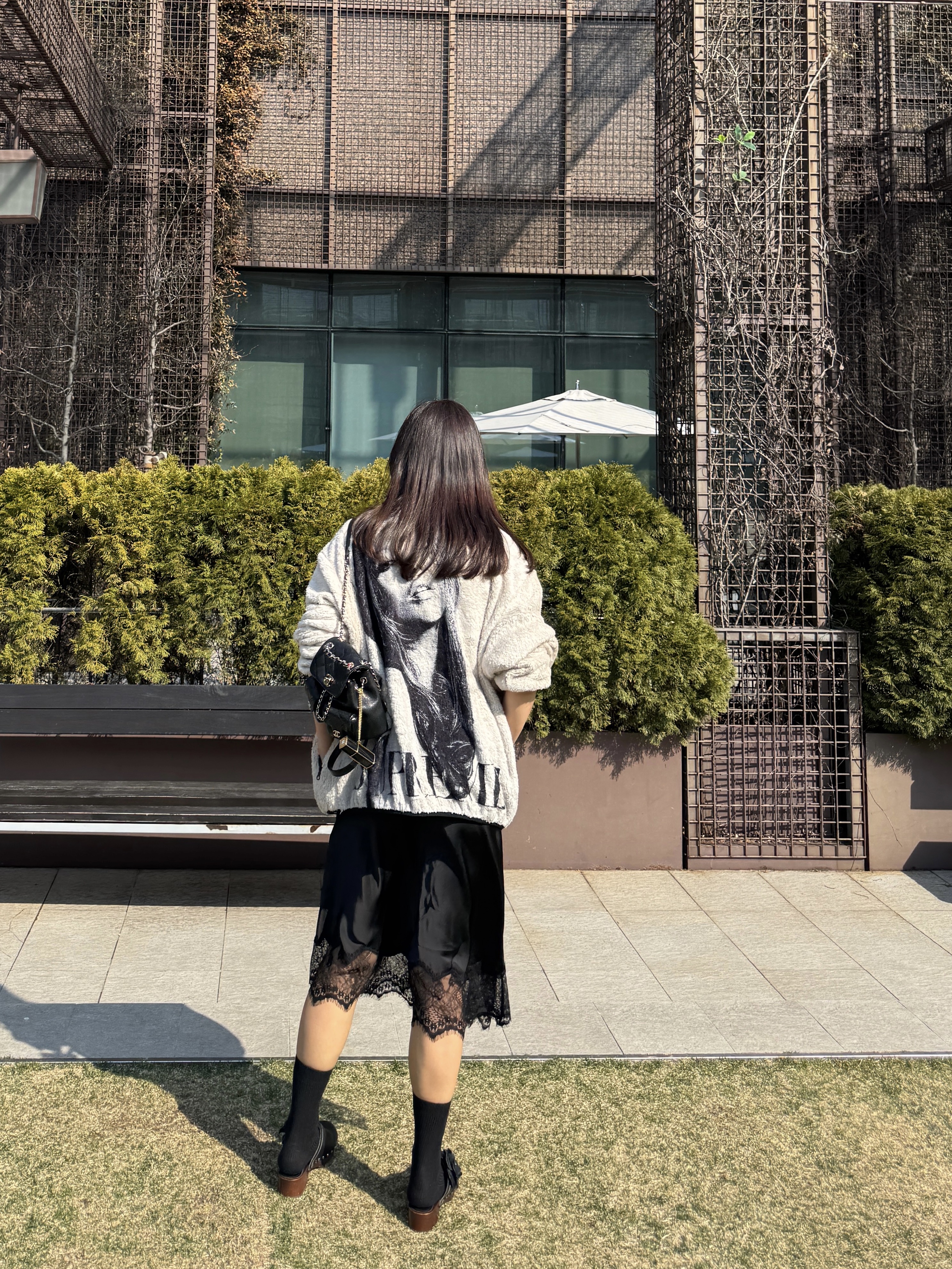 Supreme x Kate Moss Fleece Jacket Natural - 24FW 착용 스타일 - 1