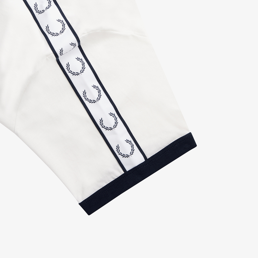 프레드페리 테잎 링어 티셔츠 스노우 화이트(Fred Perry Taped Ringer T-Shirt Snow White) - 5