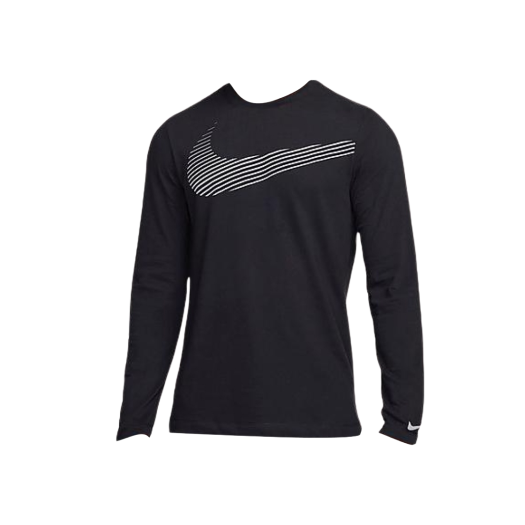 Nike Dri-Fit Flash Long Sleeve T-Shirt Black - Asia