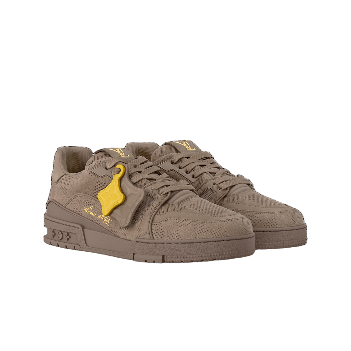 루이비통 LV 트레이너 스니커즈 토프 브라운(Louis Vuitton LV Trainer Sneakers Taupe Brown) - 2