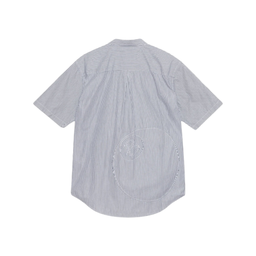 Stussy Boxy SS 8 Ball Stripe Shirt Navy
