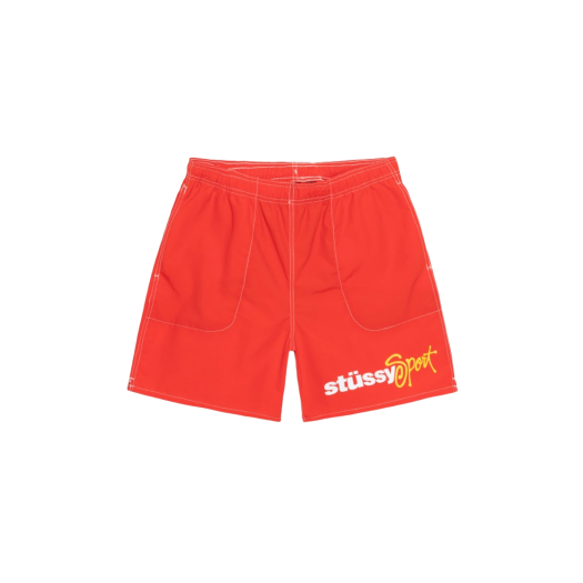 Stussy Sport Water Shorts Bright Red