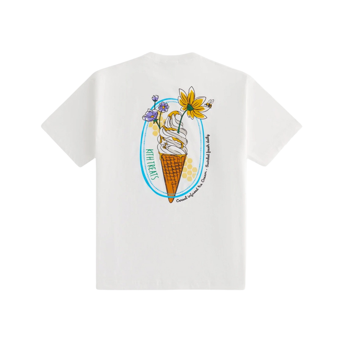 KHT030128-101 Kith Treats Honey II Classic Logo T-Shirt White - 대표 이미지 #1