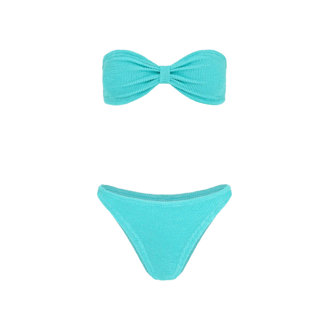 (W) 훈자 지 진 비키니 아쿠아((W) Hunza G Jean Bikini Aqua)