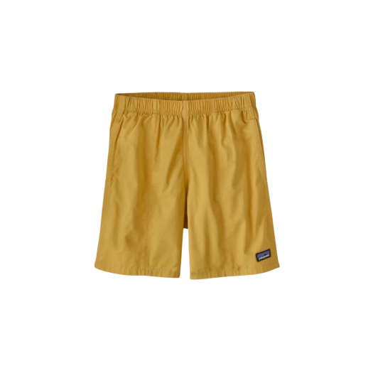 (Kids) Patagonia Funhoggers Cotton Shorts Surfboard Yellow