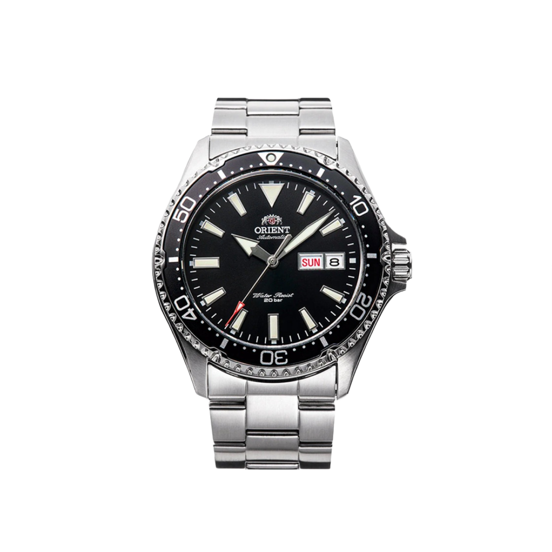 오리엔트 카마수 41.8mm 오토메틱 스테인리스 스틸 블랙 다이얼(Orient Kamasu 41.8mm Automatic Stainless Steel Black Dial)