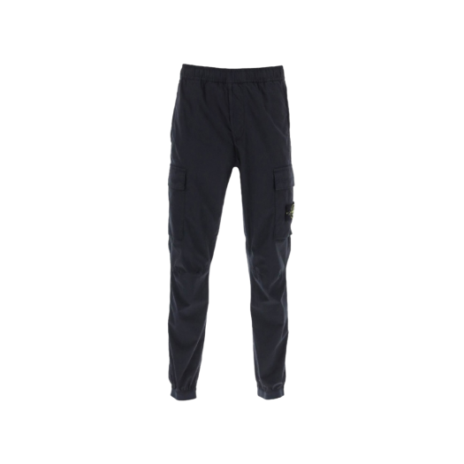 Stone Island 31303 Stretch Cotton Tela Paracadute Cargo Pants Navy Blue - 24SS