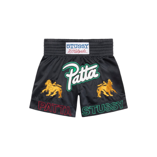 Stussy x Patta Boxing Short Black