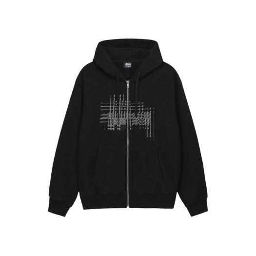 스투시 기어 집 후드 블랙 | Stussy | KREAM