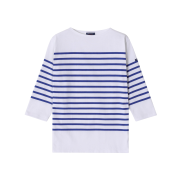 Saint James Naval II 3/4 Sleeve T-Shirt Neige Gitane