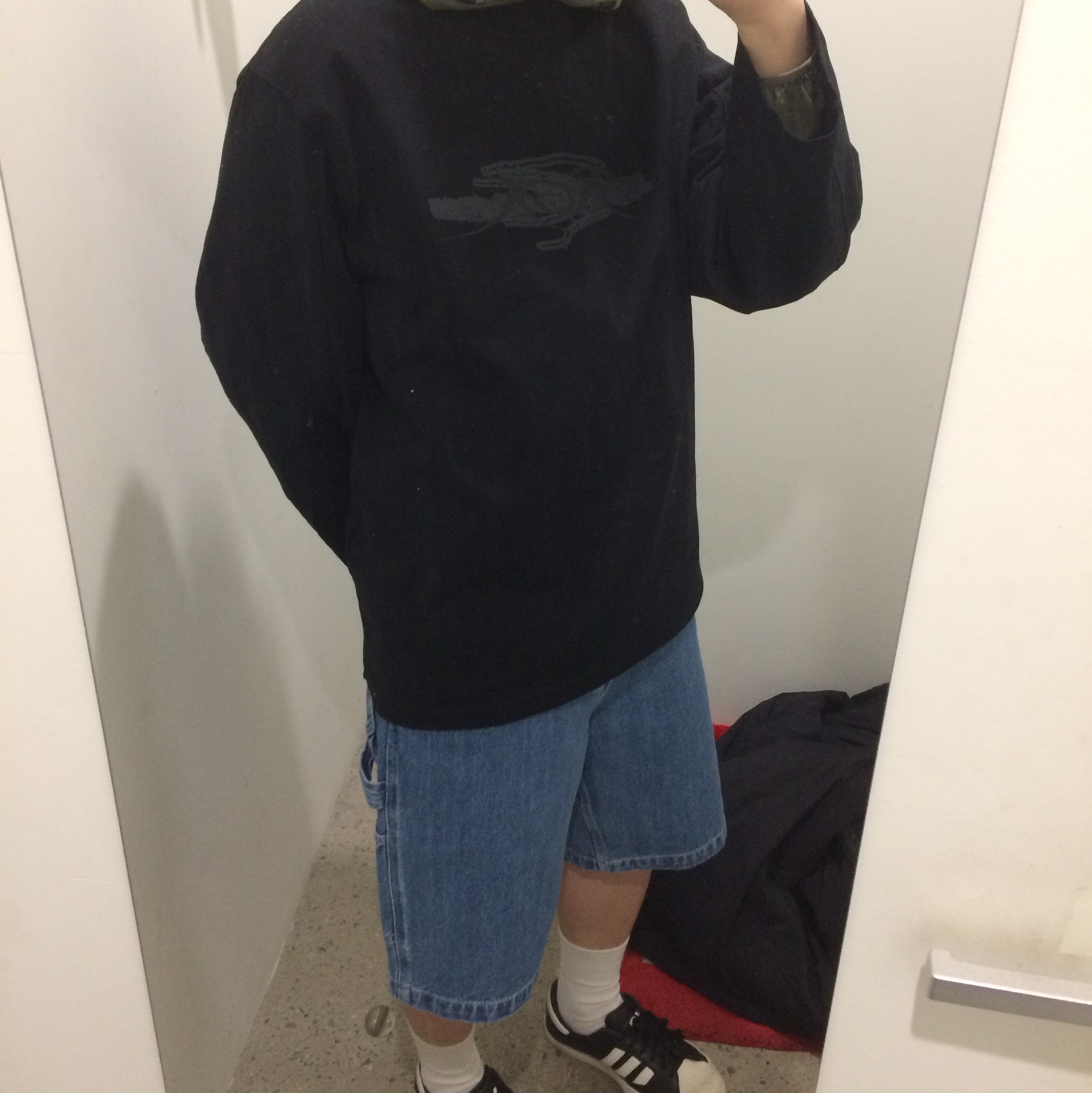 Roa Long Sleeve T-Shirt Graphic Black, Y-3 Yohji Star Black White 착용 스타일