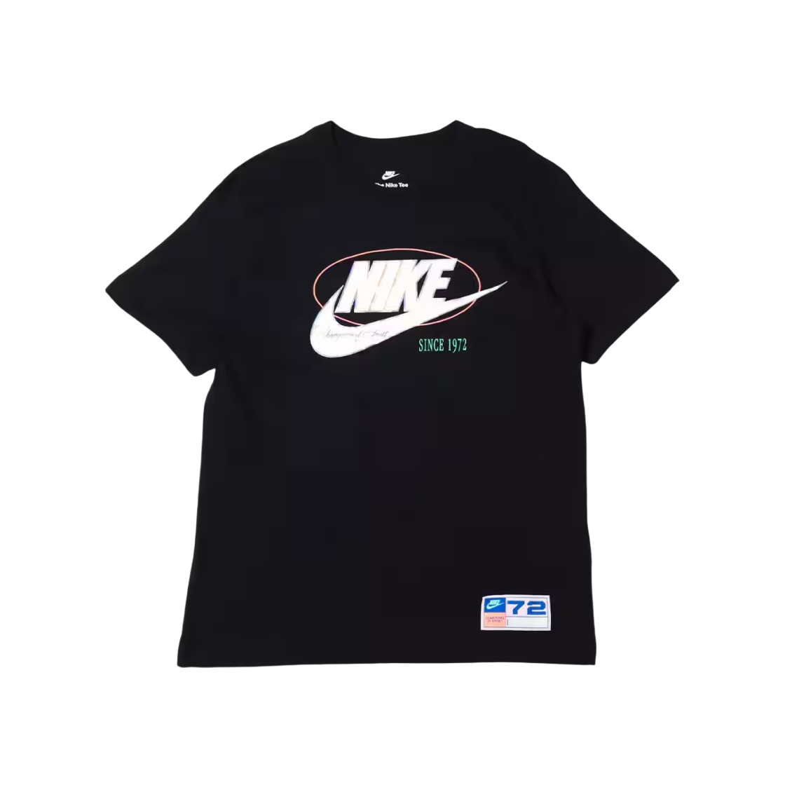 DR8030-010 Nike NSW Varsity HBR T-Shirt Black - US/EU - 대표 이미지 #1