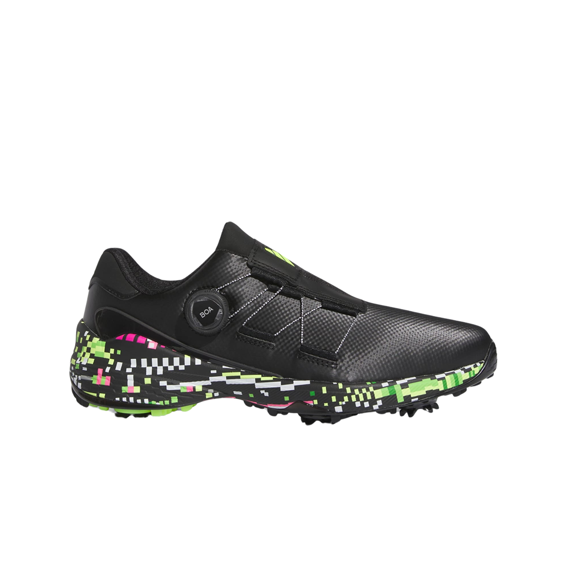 아디다스 골프 ZG23 보아 글리치 코어 블랙 루시드 레몬(Adidas Golf ZG23 Boa Glitch Core Black Lucid Lemon) - 1