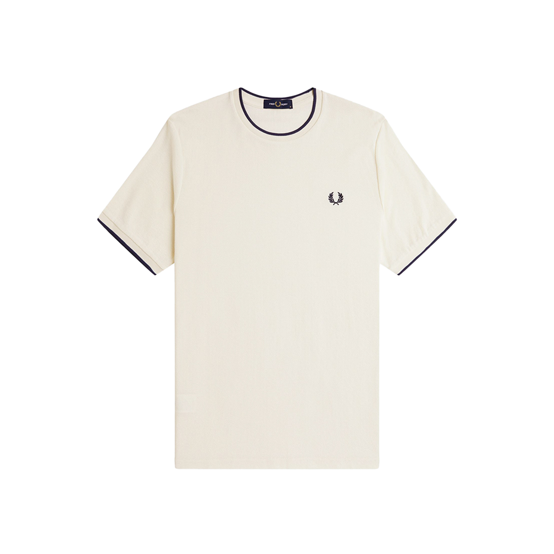 AFPM2518585-560 Fred Perry Crepe Pique T-Shirt Ecru