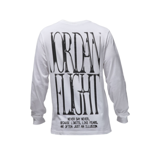 Jordan Long Sleeve Top White