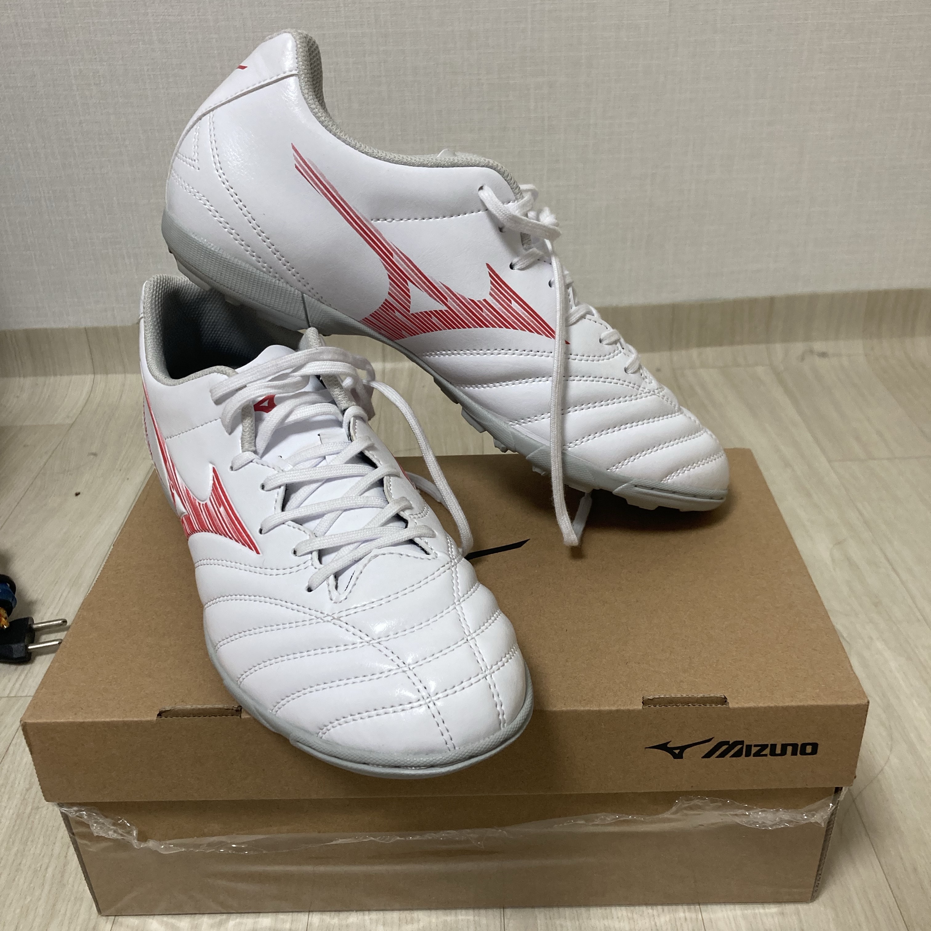 Mizuno Monarcida Neo III Select AS White Red 착용 스타일 - 10