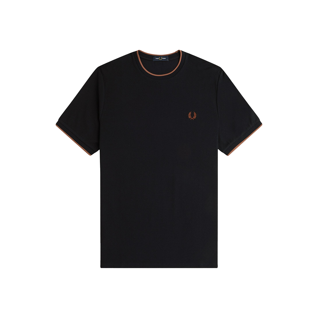 AFPM2518585-795 Fred Perry Crepe Pique T-Shirt Navy