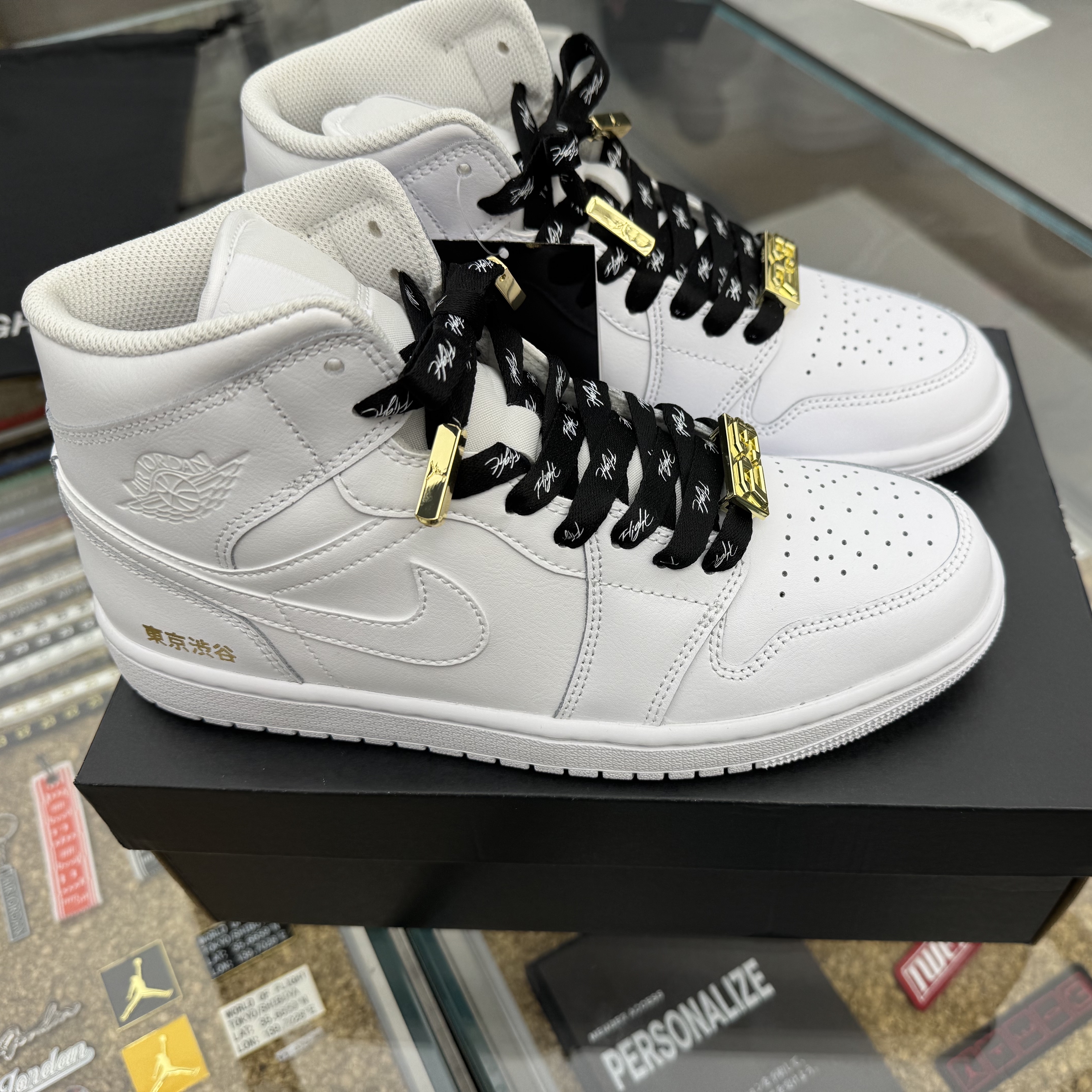 Jordan 1 Mid Triple White 착용 스타일