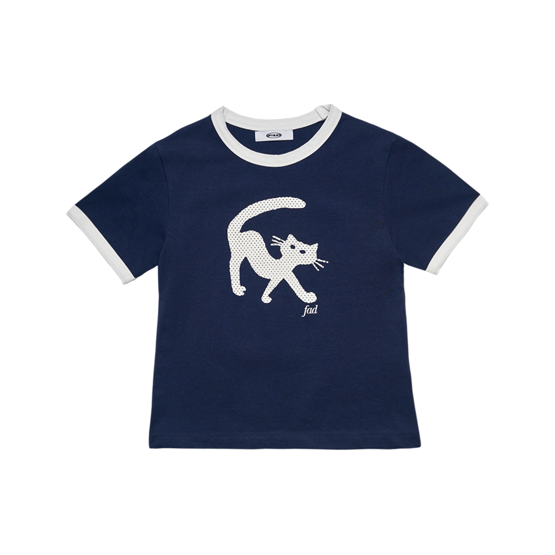 S42782 FAD Cat Ringer Tee Navy