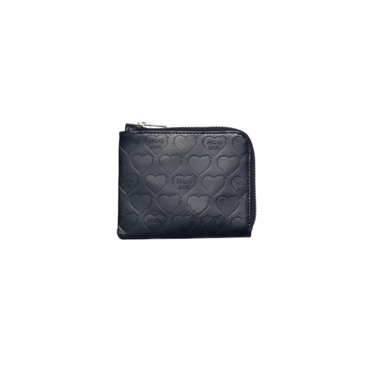 小物 Human Made Leather Zip Wallet Black Half Zip Wallet / Black – J.Lindeberg