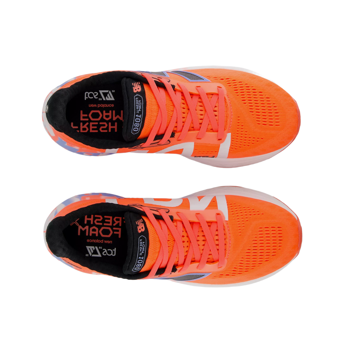 (W) 뉴발란스 TCS 런던 마라톤 에디션 프레쉬 폼 X 1080v14 얼젠트 레드 화이트 - B 스탠다드((W) New Balance TCS London Marathon Edition Fresh Foam X 1080v14 Urgent Red White - B Standard) - 2
