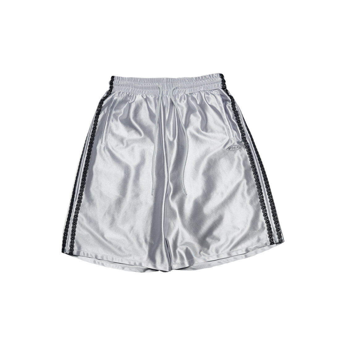 S42798 FAD Glossy Half Shorts Silver