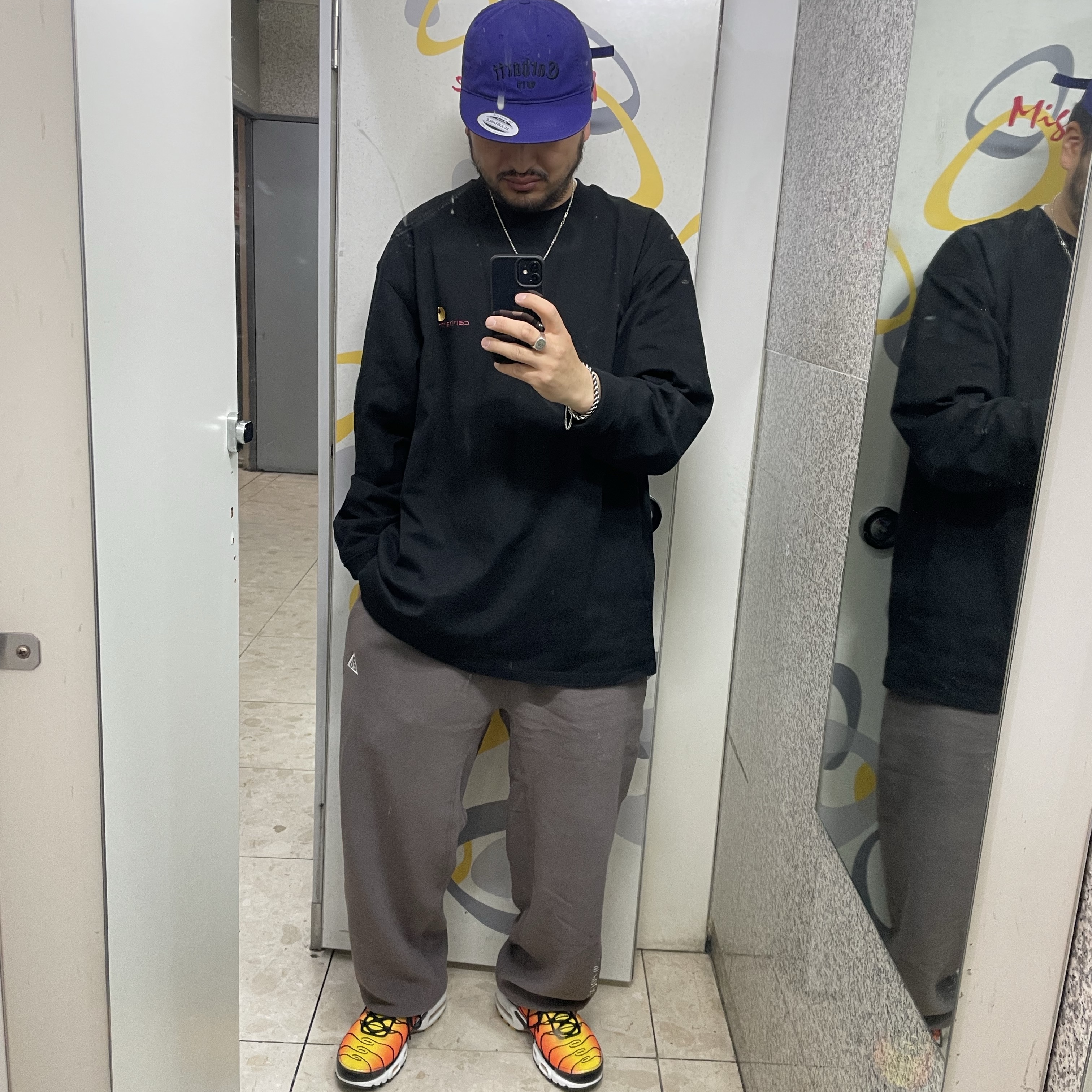 Nike ACG Polartec Wolf Tree Pants Ironstone - Asia 착용 스타일