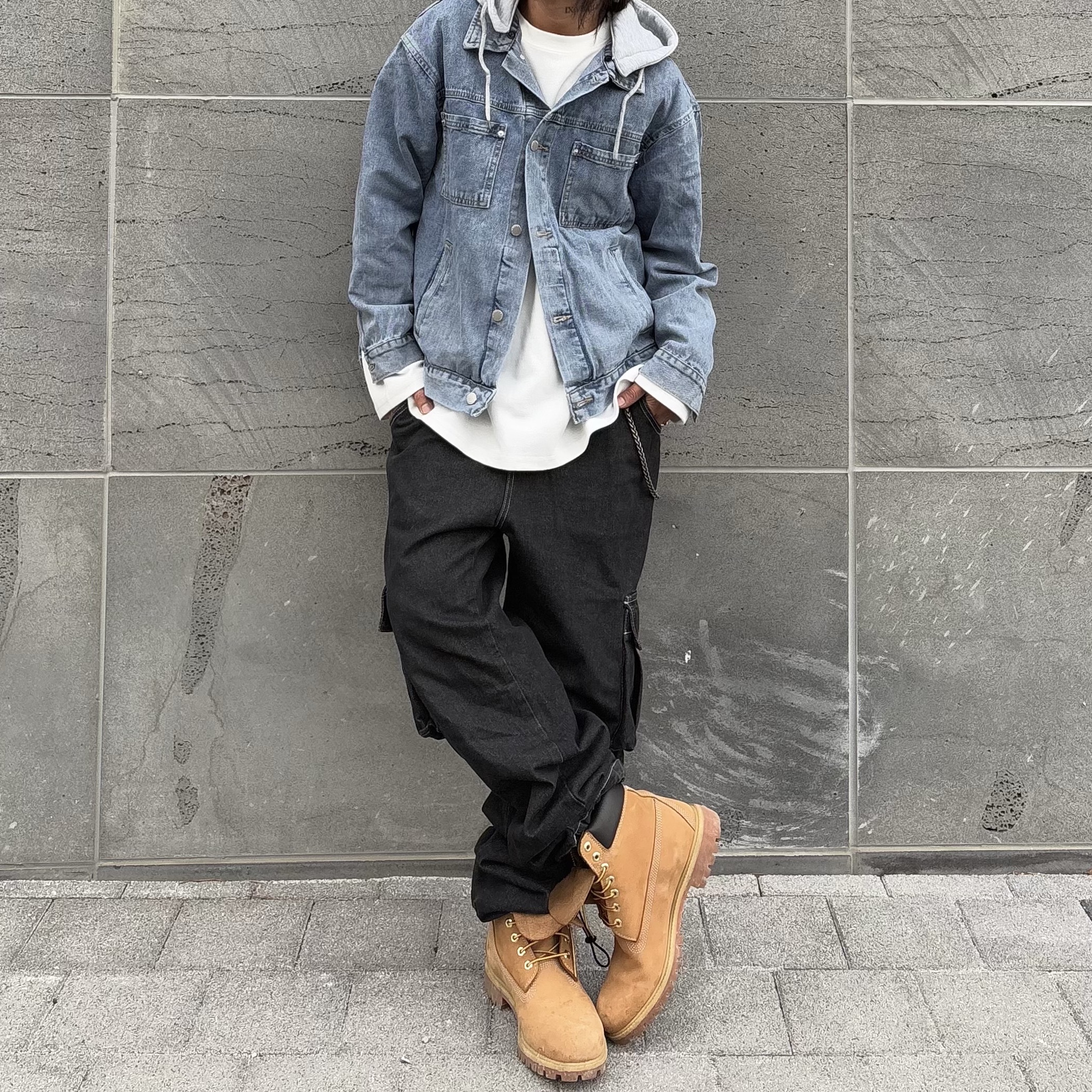 Timberland Premium 6 inch Waterproof Boot Wheat Nubuck - Wide 착용 스타일 - 2