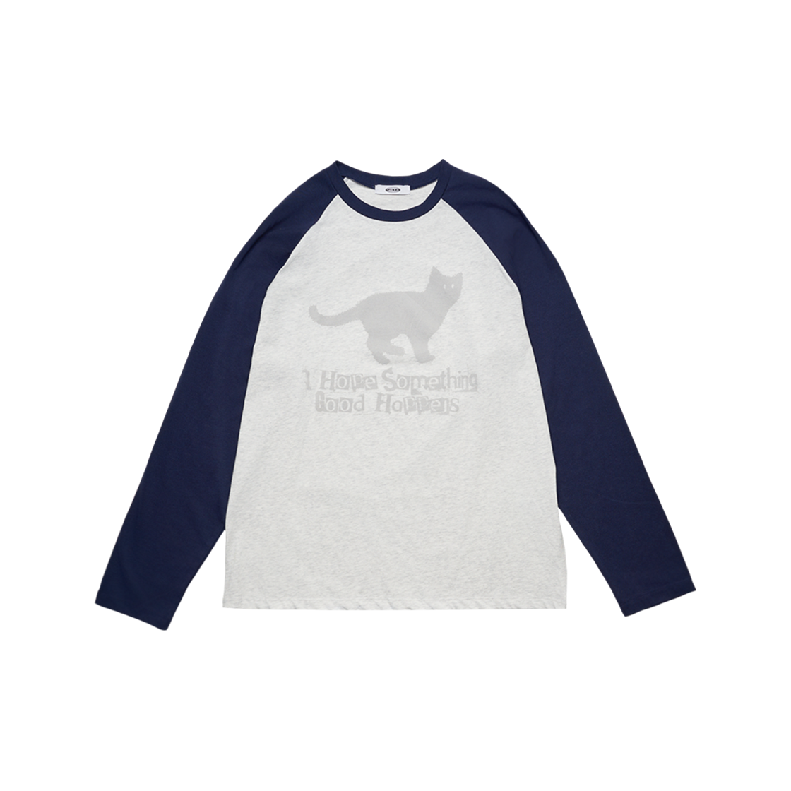 S42788 FAD Cat Raglan Long Sleeve Melange