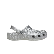 Crocs Classic Metallic Geometric Clog Silver