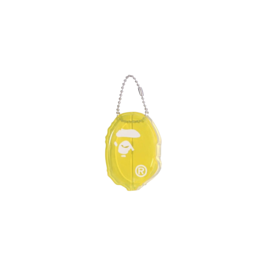 BAPE Ape Head Coin Case Yellow