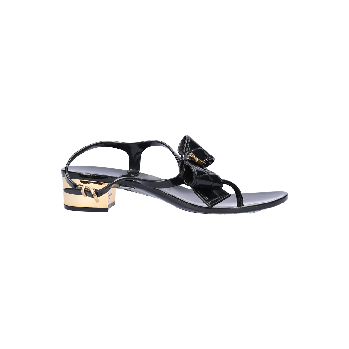 ITVVACBMTI74 Salvatore Ferragamo Ribbon Jelly Sandals