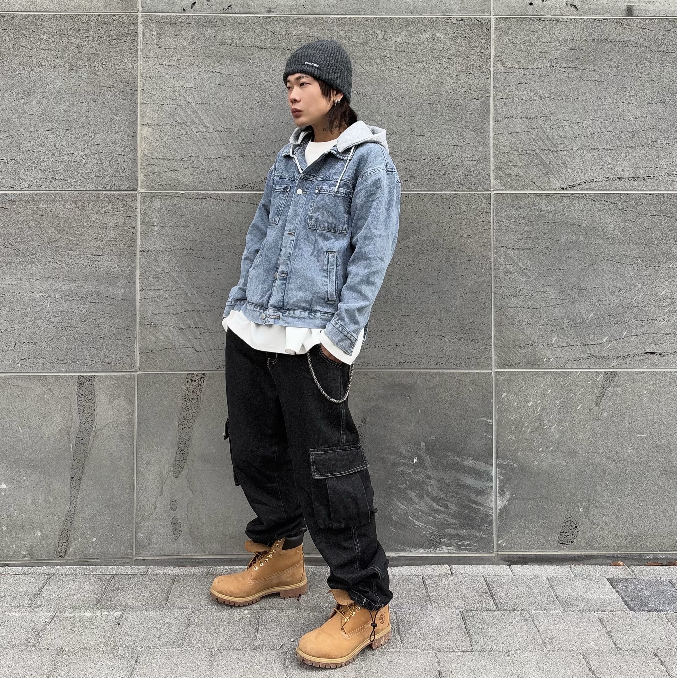 Timberland Premium 6 inch Waterproof Boot Wheat Nubuck - Wide 착용 스타일 - 1
