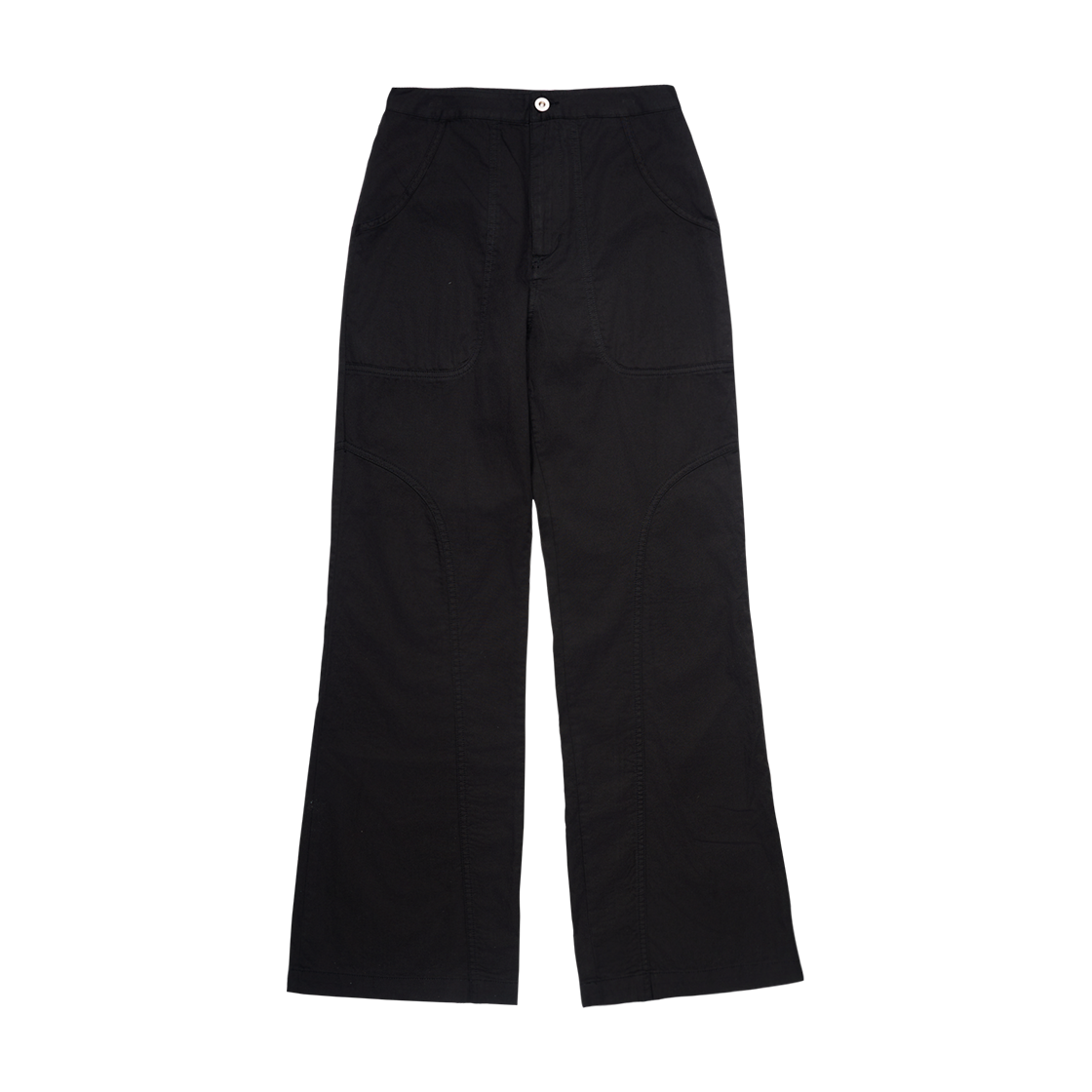 S41887 FAD Line Flare Pants Black