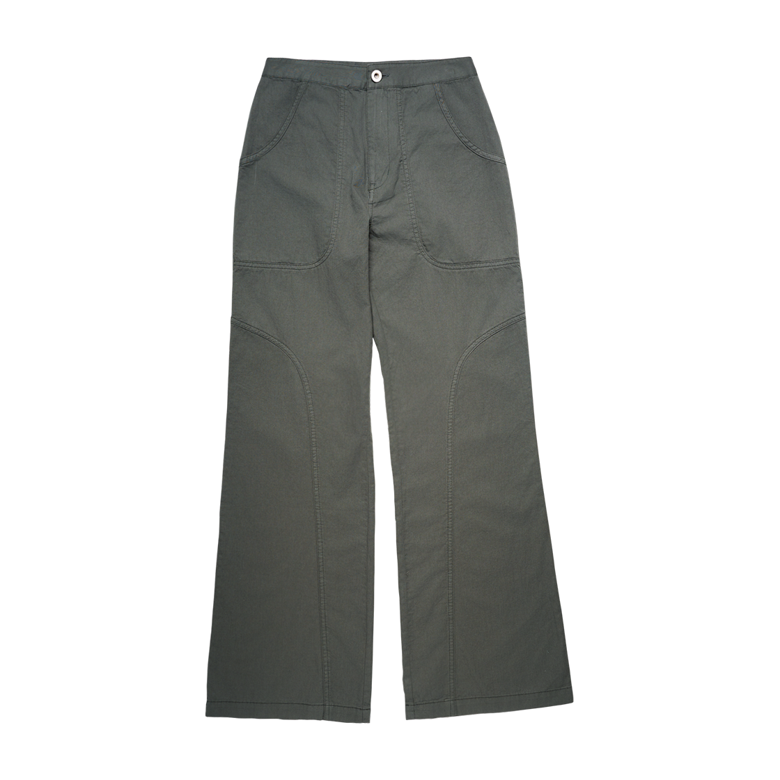 S41885 FAD Line Flare Pants Gray