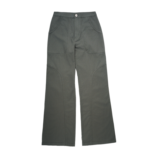 S41885 FAD Line Flare Pants Gray