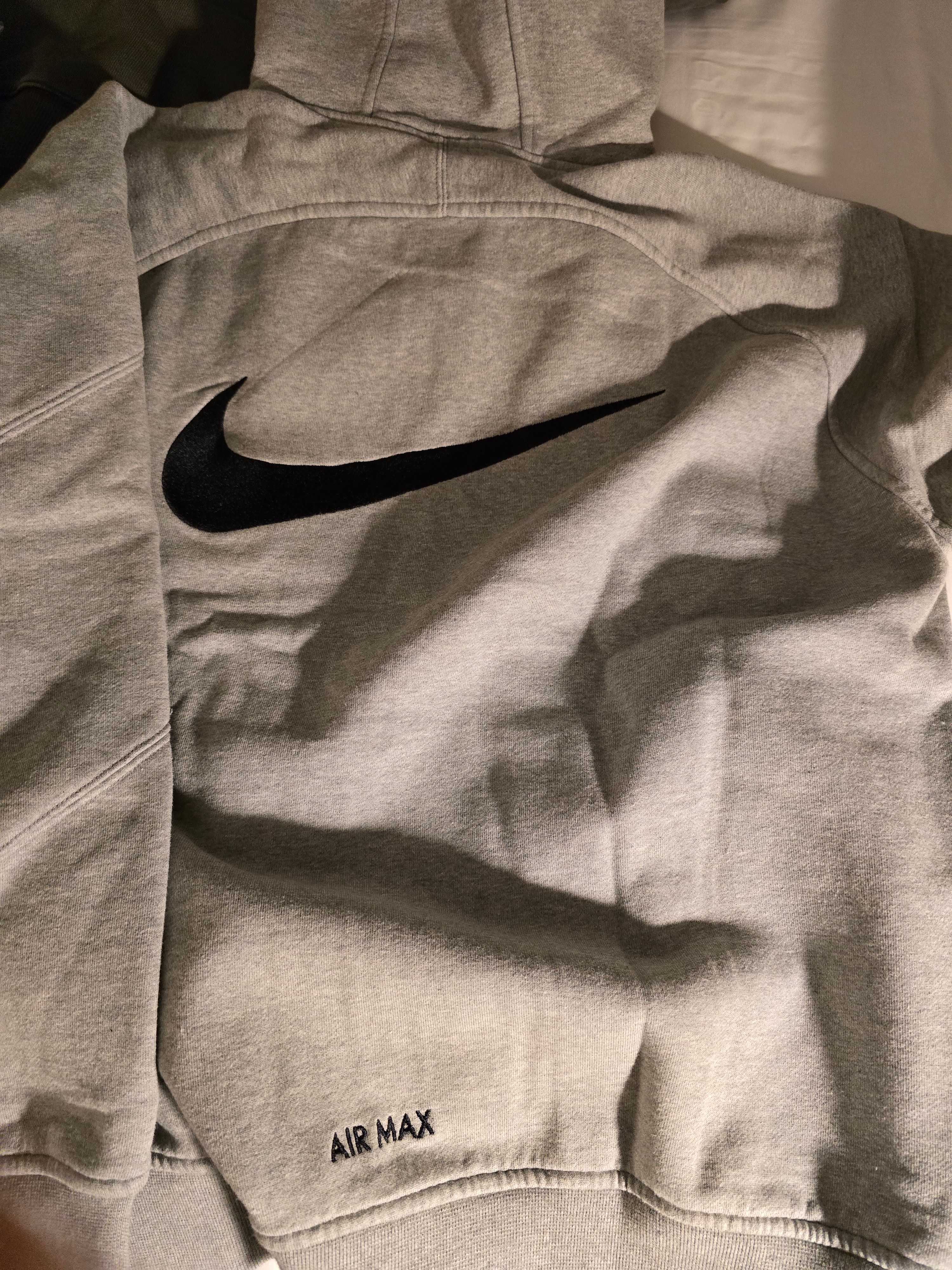Supreme x Nike Zip Up Hooded Sweatshirt Heather Grey - 25SS 착용 스타일 - 2