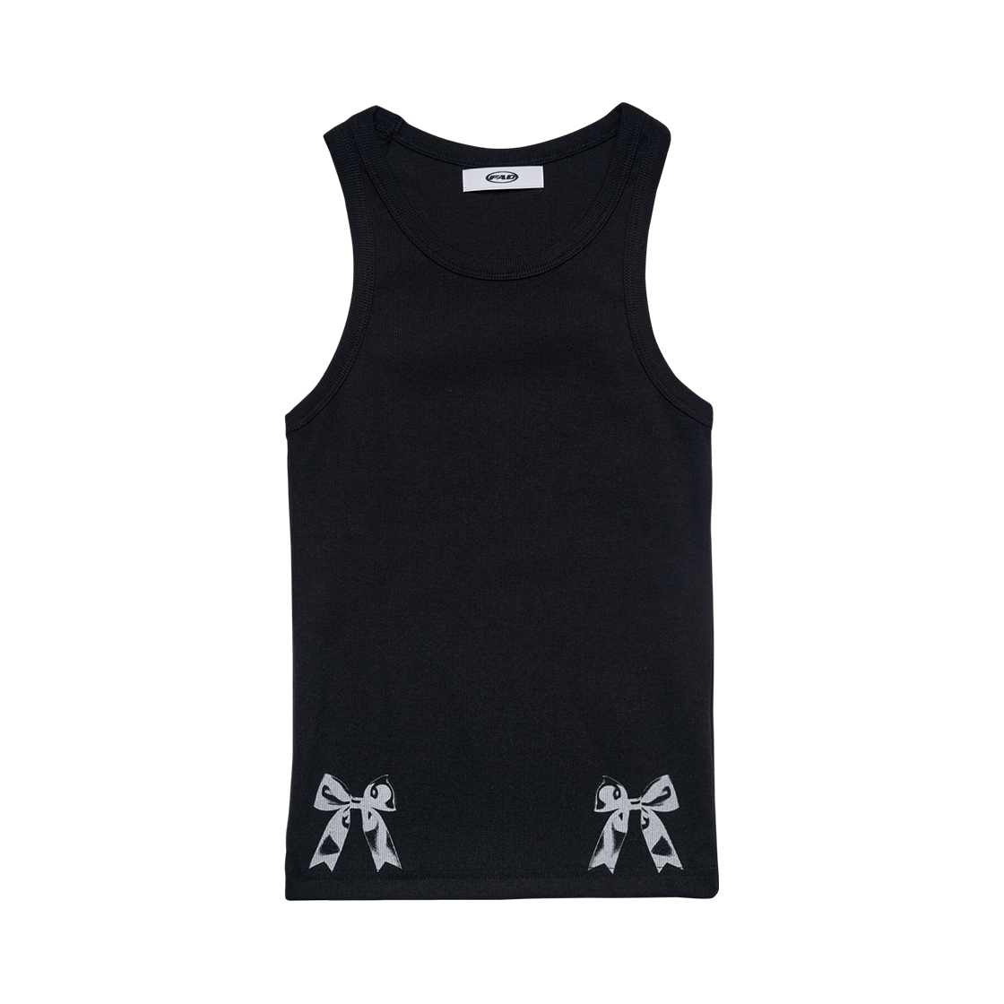 S42791 FAD Ribbon Sleeveless Black