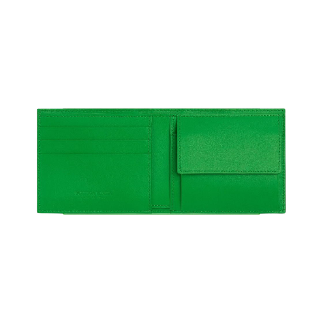 649605VBWD23724 Bottega Veneta Bi-Fold Wallet with Coin Purse Parakeet - #2