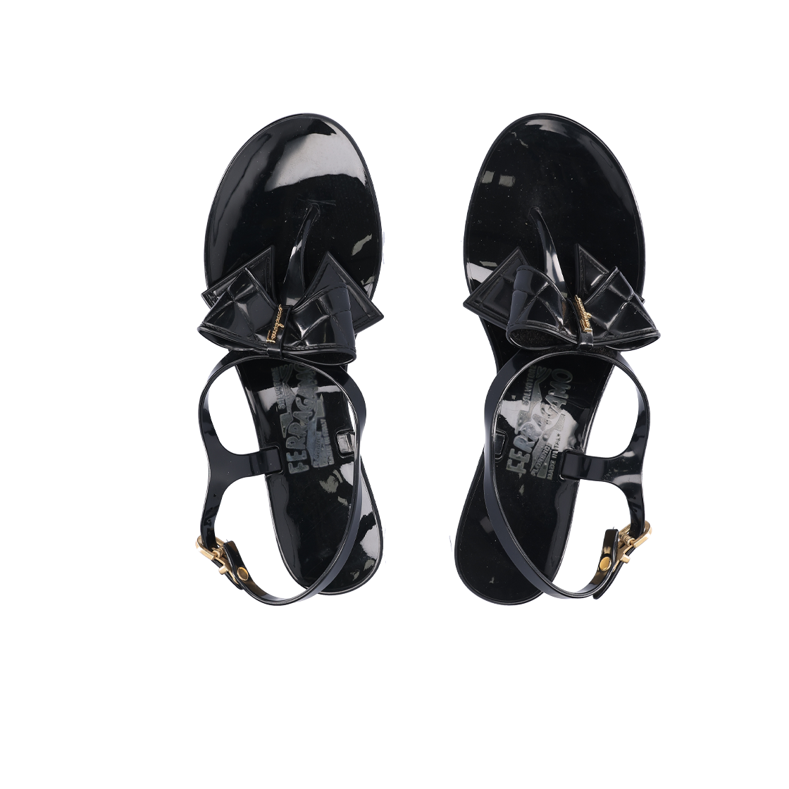 페레가모 리본 젤리 샌들 5(Salvatore Ferragamo Ribbon Jelly Sandals) - 5