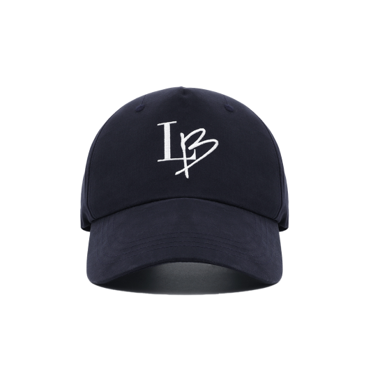 LB202503C2 Libilly LB Oversized  Navy Ball Cap Black