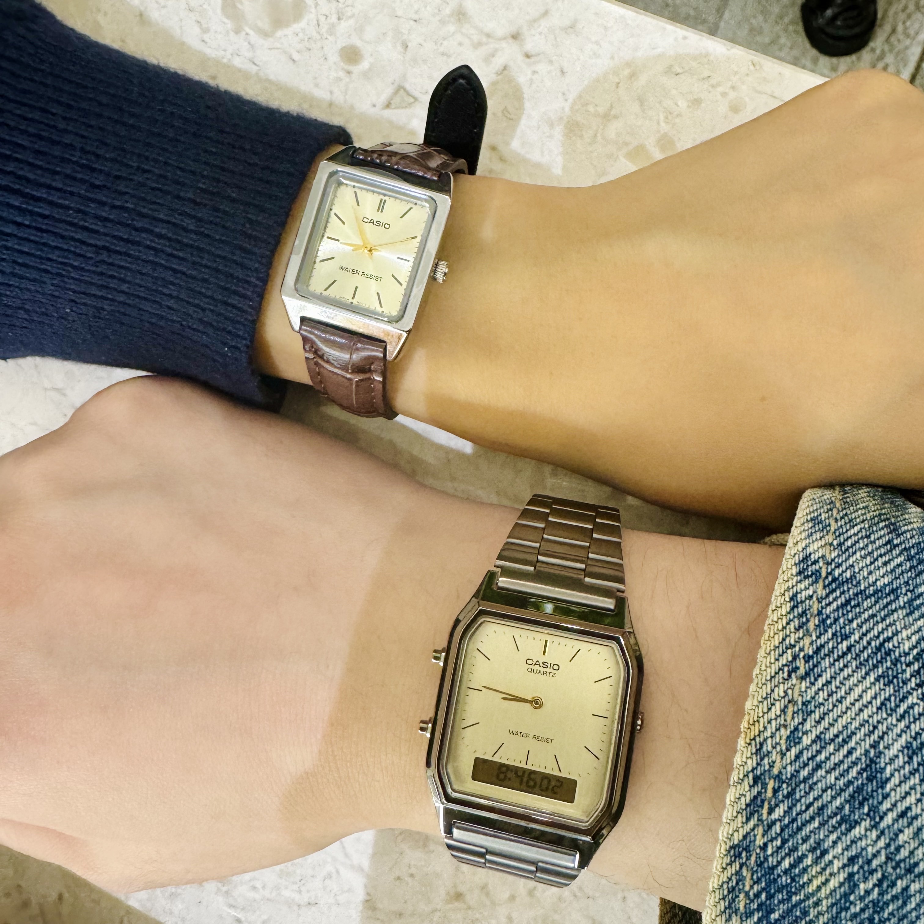 Casio AQ-230GG-9A 착용 스타일