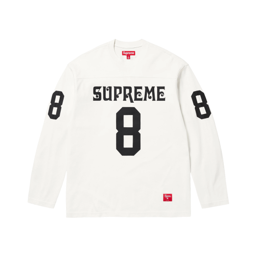 슈프림 99 롱슬리브 풋볼 탑 스톤 - 24SS | Supreme | KREAM